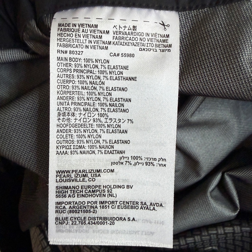Pearl Izumi Monsoon WxB Cycling Rain Pants Mens XL Gray Waterproof 11131828 - Picture 7 of 16